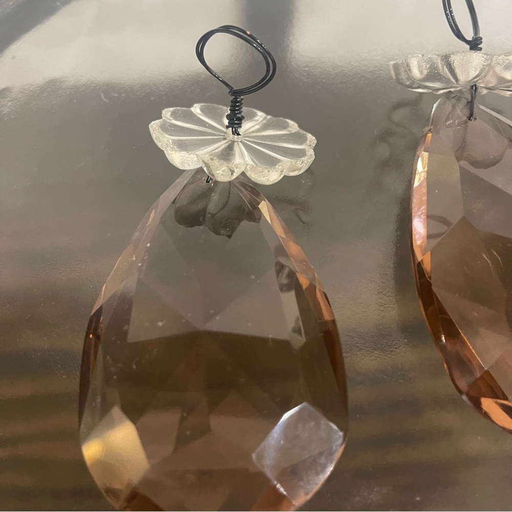 Glass Prisms (3), Smoky Quartz - Picture 4 of 8